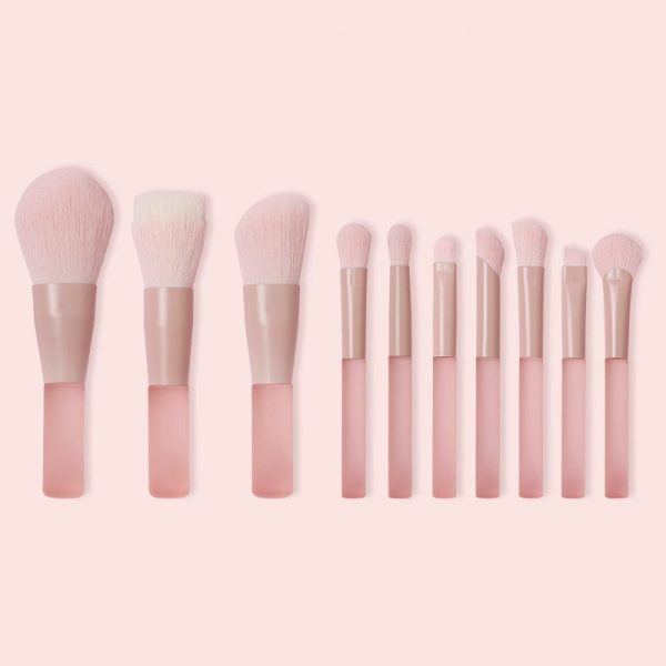 jelly 10pcs makeup brush set